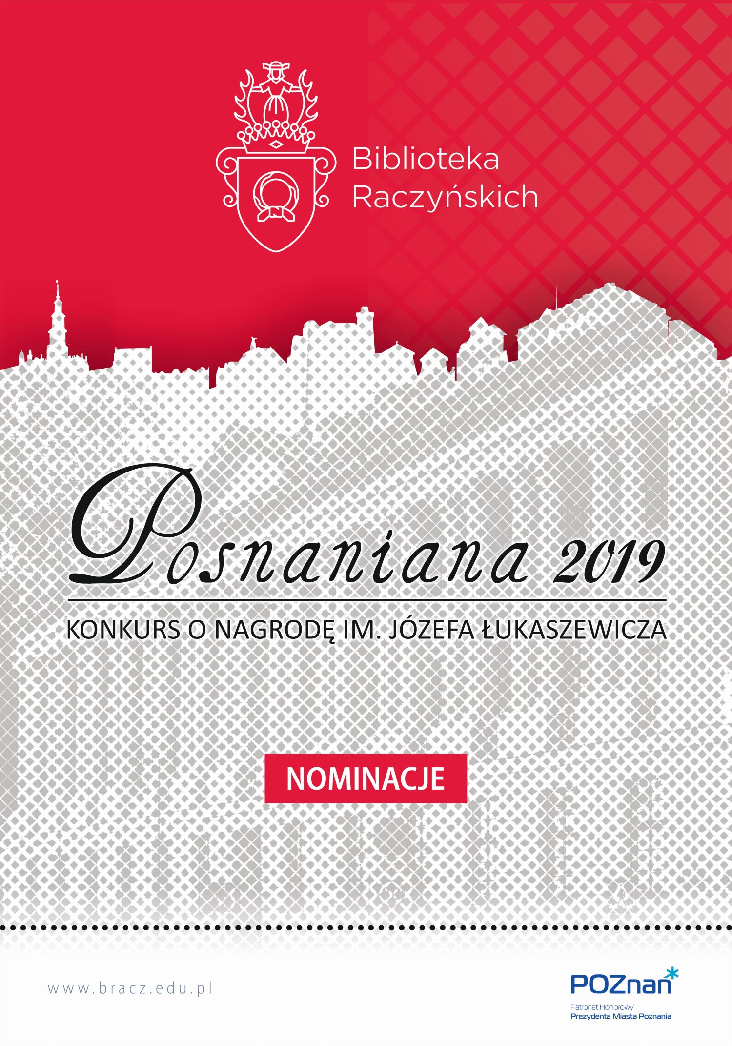 plansza tytu�owa Posnaniana 2019. Konkurs o nagrod� im. J�zefa �ukaszewicza. Nominacje i nagrody