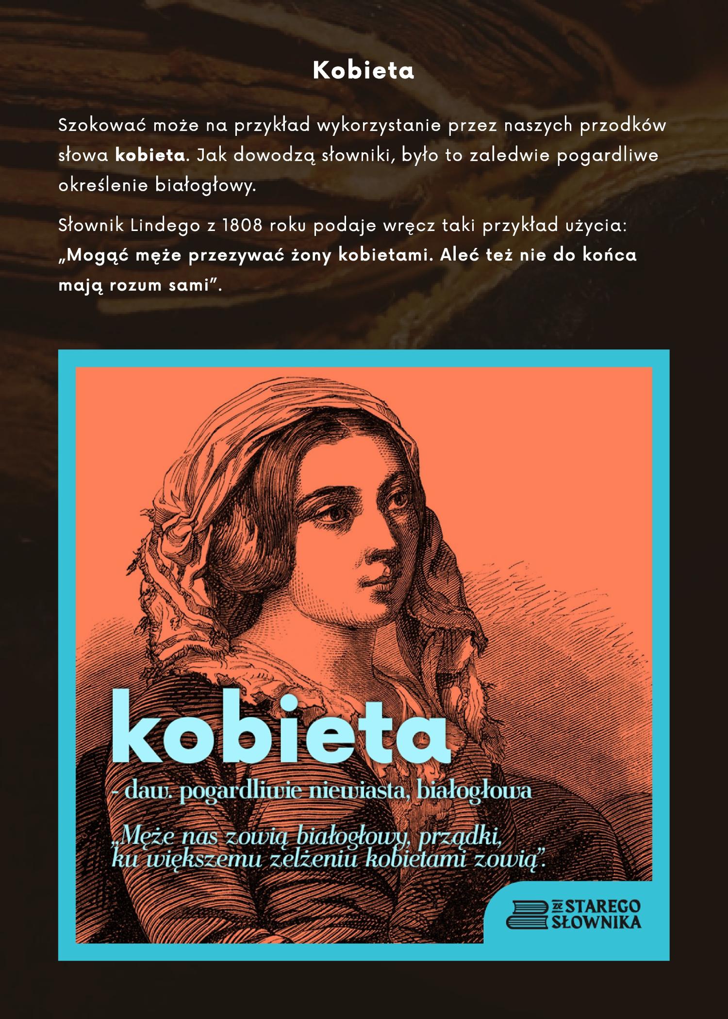 plansza o s�owie kobieta